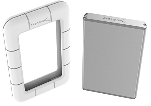Sabrent Festplatten – Zubehör – Rahmen USB 3.0 SSD / 2,5-Zoll-SATA Externe stoßfest Aluminium Festplattengehäuse [Unterstützt UASP SATA III] Weiß / Silber (EC-UM3W) - 4