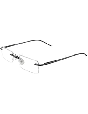Lesebrille von Edison & King - randlose Brille aus Aluminium mit Federscharnieren in verschiedenen Stärken und...