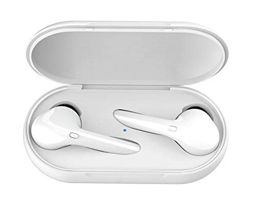 Manos Libres Bluetooth, Mini Auriculares Bluetooth 5.0 Auriculares Inalámbricos Auriculares Sin Cable con Estuche de Carga Portátil Compatible con Android iOS
