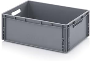 AUER Contenitore Eurobox chiuso, 60 x 40 x 22 cm, 44 l