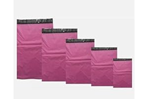 IEDAHCIT PACKAGING Pink Mailing Bags 12" x 16" - 305 x 406 mm - Strong Self Sealing Postal Bags - Pack of 20
