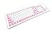 Produktbild BIANJESUS Spiel-Tastatur-Laptop, der Die Wasserdichte Staubdichte Silikon-Überlauf-Widerstand-Mechanische Membran Bearbeitet Ergonomisches 103 Faltet,Pink