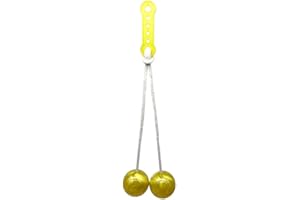 ARVALOLET Clackers Balls Toy, Fidget Clack Balls With Lights Antistress Ball On String Tek-Tek Latto Toy Clacker Ball Toy s Giocattoli Lato-Lato, Divertimento Oscillante Giocattoli Vintage