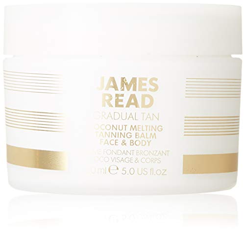 JAMES READ Bálsamo bronceador al coco para cara y cuerpo 150ml BRONCEADO LIGERO/MEDIO Autobronceado gradual, bronceado dorado, aceite hidratante. Dura hasta cinco días, apto para todo tono de piel