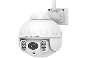 Foscam SD2 Kamera bezpieczeństwa IP do użytku na zewnątrz, biała, 1920 x 1080 pikseli, zoom x4 – kamera do monitoringu (IP, do użytku na zewnątrz, biała, ściana, 2 MP), 1 sztuka (1 opakowanie)