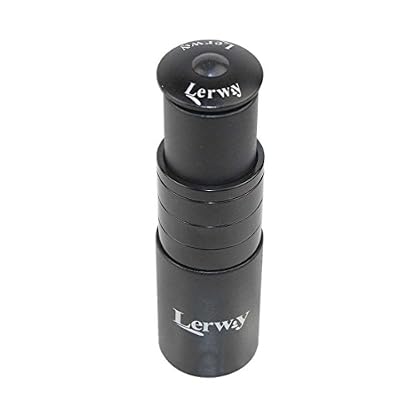 Lerway New Cintre VTT Vélo Tige Riser 11/8' Lève 117mm en Alliage de Aluminium pour Potence Ahead (Noir)