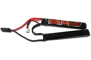 FUEL RC Fuel Batteria per Fucili Softair LI-PO 7,4V 2000 mAh 20C SDOPPIATA Crane M4 FL-7.4X2000N RC