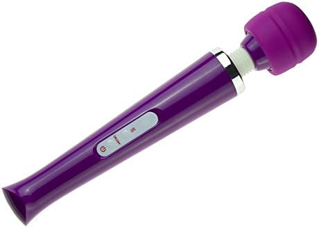 Wand Massager Handheld Electric Rechargable Wand Massager Cordless Powerful Personal 8 Pulsation Vibration Portable USB Rechargeable Best Personal Power Body Therapeutic Massagers with Cord for Back Neck Muscles for Women (purple)