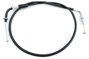 Linmot GYOXV125 Throttle Cable Gas Cable Cable for Yamaha XV 125 Virago (96-03) Open Bowden Cable Black