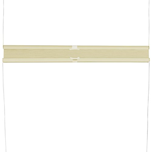 Plissee Rollo Sonnen- und Sichtschutz Klemmfix, ohne Bohren Breite 70 cm Höhe 130 cm in Gelb - 4