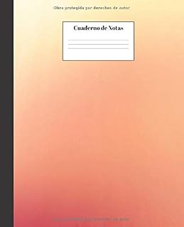 Cuaderno de Notas: Libreta Para Escribir | Libro de composición | Cuaderno Con Interior Rayado | Para Niñas, Niños, Primaria, Maestro, Utiles, Escolares, Estudiar, Diario, 19.05 x 23.5 cm, 100 páginas