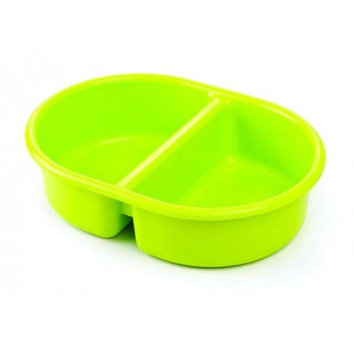 The Neat Nursery Company Oval Top N Tail Bowl LIME