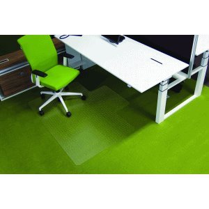 Preisvergleich Produktbild Ecogrip Bodenschutzmatte Ecogrip für Teppichböden 150x120cm transparent eckig