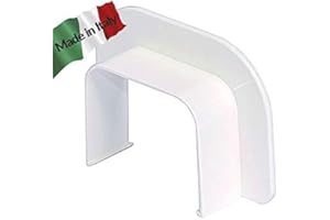 vecamco Clima Plus – pasamuros per canale 65 x 50 bianco