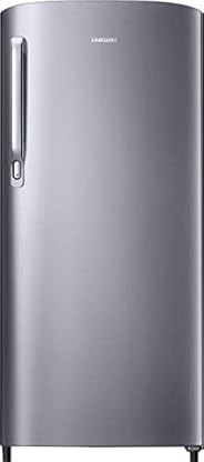 Samsung 192 L 2 Star Direct Cool Single Door Refrigerator (RR19T241BSE/NL, Elective Silver)