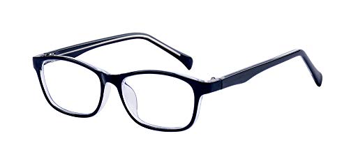 Outray Kids Teens Blue Light Blocking Glasses with Anti-Glare,Cut UV400 Transparent Lens,Computer Reading Glasses Black