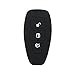 Price comparison product image BROVACS Silicone Cover Protector Case Skin Jacket fit for FORD 3 Button Smart Remote Key Fob CV2712 Black