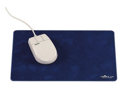 Durable 570007 Mausunterlage Mouse Pad extraflach, veloursähnlich, 300 x 200 x 2 mm, dunkelblau