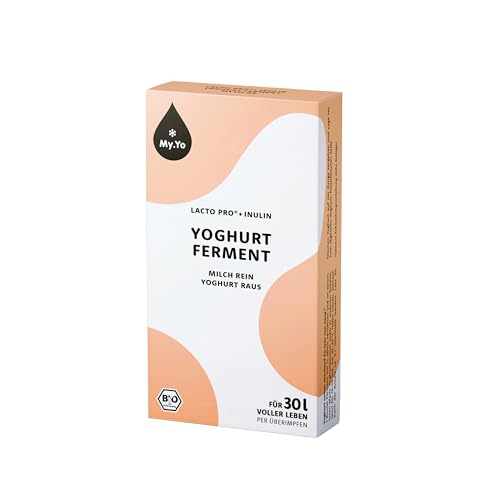 My.Yo – Fermento biologico Lacto Pro con Inulina, 6x5g, fino a 30 L di yogurt fatto in casa