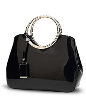 NICOLE&DORIS Damen Handtaschen Umhängetasche Schultertaschen Henkeltaschen Tasche Wasserdicht PU