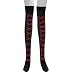 Produktbild KiyomiQvQ Damen Strumpfhosen Halloween Muster Socken Kniestrümpfe Sneaker Socken Strapsstrümpfe Halterlose Strümpfe Stulpen Laufsocken Runningsocken Maskerade Socken Krankenschwestersocken