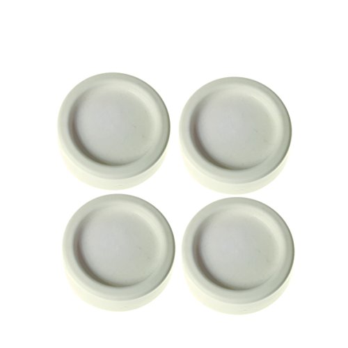 Preisvergleich Produktbild 4x Europart 811951 Schwingungsdämpfer Vibrationsdämpfer Vibrationsabsorber Gummi Füße Rund Schalldämpfung Bodenschutz Antirutsch für Waschmaschine Trockner Möbel wie Bauknecht 484000000364