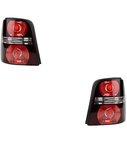 Feu Arrière Gauche Pour VW Touran (1T1, 1T2) - Noir, Clignotant Transparent, Sans Support De Lampe