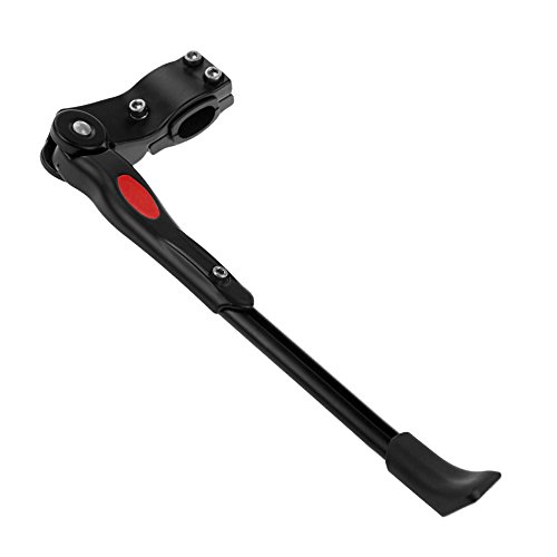 Fahrrad Seitenständer, FayTun Faltbarer Seitenständer Fahrrad Ständer Hinterbauständer Einstellbarer Universal Fahrradständer, Höhenverstellbar für Mountainbike, Rennrad, Faltrad (Schwarz) - 7
