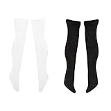 Material: Stoff sharprepublic 2 Paar 1/6 Strümpfe Socken Puppenstrümpfe Für 12 Zoll Action Figur Zubehör
