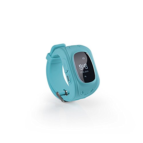 Preisvergleich Produktbild DUWIN Kinder Smart Watch / Smartwatch / Armbanduhr / GPS, Telefon, Sprachnachrichten, Standortlokalisierung per App, Ortung, Tracker / - Verwendbar mit Micro Sim Karte,Blue