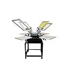 serigrafia pulpo automatico  Grupo K-2 Máquina Serigrafía Pulpo 4 Brazos 4 Estaciones -