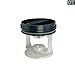 Produktbild Bosch Siemens 182430 ORIGINAL Fusselsieb Filter Flusensieb Flusensiebeinsatz Fusselsiebeinsatz Fusselfiltereinsatz Sieb Einsatz Waschmaschine auch Neff Balay