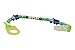 Personalised 2 In1 Dummy Clip (MAM style) baby boys trucks christening gift with your desired Name or phrase
