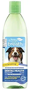 Tropiclean Fresh Breath Advanced Whitening Oral Care Water Additive With 3D Microguard