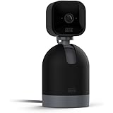 Blink Mini Pan-Tilt Camera | Videocamera intelligente di sicurezza, da interni, plug-in, audio bidirezionale, video HD, rilev