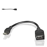 Lieferumfang: 1x USB OTG zu micro USB Kabel Länge: 15 cm für z.B. Asus Zenfone 3 Laser , ZenFone 6 , HTC 10 , Huawei Ascend Mate 9 , Honor 8 , P8 , P9 , Honor 6x , LG G5 SE , X Power , X Mach , Motorola G4 Play , OnePlus X , Samsung Galaxy S7 , S7 Edge , S6 , Wiko U Feel Lite , ZTE Blade V7