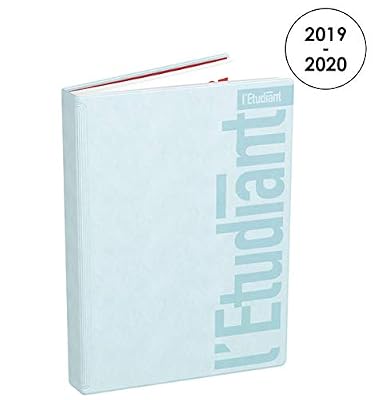 L'Etudiant L'Étudiant Pastel Agenda Journalier 2019-2020 de Août à Juillet - 1 Jour par Page Format 15x20cm Bleu Pastel