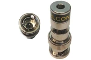 GENERICO Eci Elettroforniture Connettore BNC BETA CAVI 505033 A COMPRESSIONE PER CAVI HD 10 pezzi