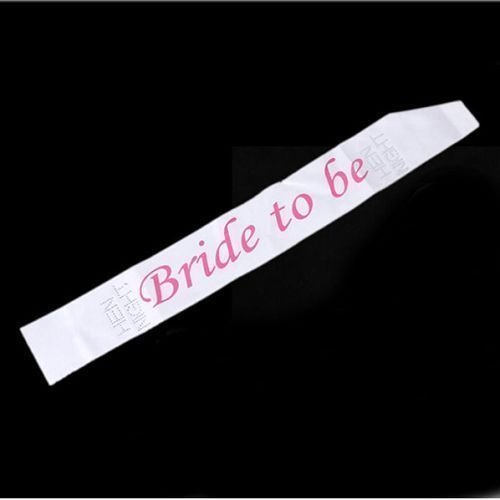 Veewon Braut zu setzen Rosette Badge Sash Garter Veil Hen Night Bachelorette Party Zubehör-Kit - 3