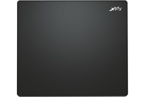 Xtrfy GP4, grand tapis de souris, (460 x 400 x 4 mm), une glisse sans effort avec un contrôle parfait de la souris, rebords cousus antidérapant, lavable en machine, Original Black Edition