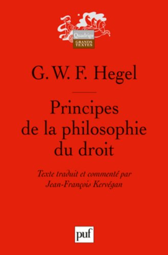 Principes de la philosophie du droit Principes de la philosophie du droit