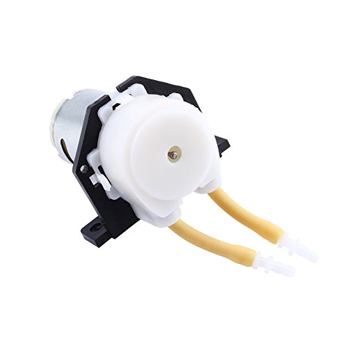 Yosoo DC 12v D2 Kleine Dosierpumpe Peristaltik 2mm Kopf für Aquarienwasser Lab Analytische (D2 2*4) - 8