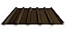 Produktbild Trapezblech | Profilblech | Dachblech | Profil PS35/1035TR | Material Stahl | Stärke 0,45 mm | Beschichtung 25 µm | Farbe Dunkelbraun