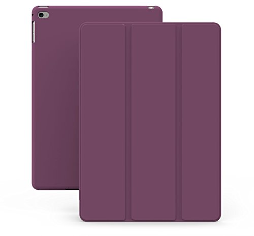 KHOMO Funda iPad Air 2 - Carcasa Morada Ultra Delgada y Ligéra con Smart Cover para Apple iPad Air 2 - Dual Purple