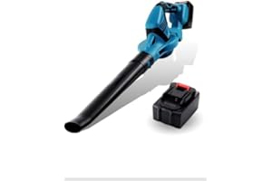 VIEMYLU Soffiatore Elettrico a Batteria 21V con Tecnologia Power Command – 2 Batterie al Litio 3.0Ah, Velocità 250 km/h, Ultra Leggero 1.8kg, Design Ergonomico e Silenzioso – Ideale per Giardino