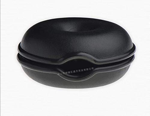 Preisvergleich Produktbild Kabelaufwicklung - Verwicklungsfreie Kabel Turtle Organizer Fall Ohrhörer Keeper Kopfhörer Aufbewahrungskoffer Cord, Maus Linie Organizer, Kabel Keeper. (Schwarz Grün und Weiß) (Color : Black)