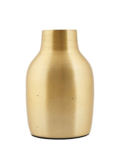 Vase, Effect, brass, dia.: 8.5 cm, h.: 14 cm