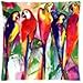 B Lyster shop Alfred Gockel Parrot Cotton & Polyester Soft Zippered Cushion Throw Case Pillow Case Cover