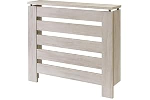 TOPKIT | Cubre radiadores Victoria 3092 | Cubre radiadores | 90 cm de Ancho | Diseño Elegante | Blanco Mozart