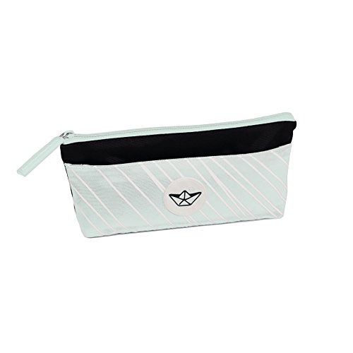 Preisvergleich Produktbild Odernichtoderdoch Federmäppchen Streifzug - Streifen - Schwarz - Mint